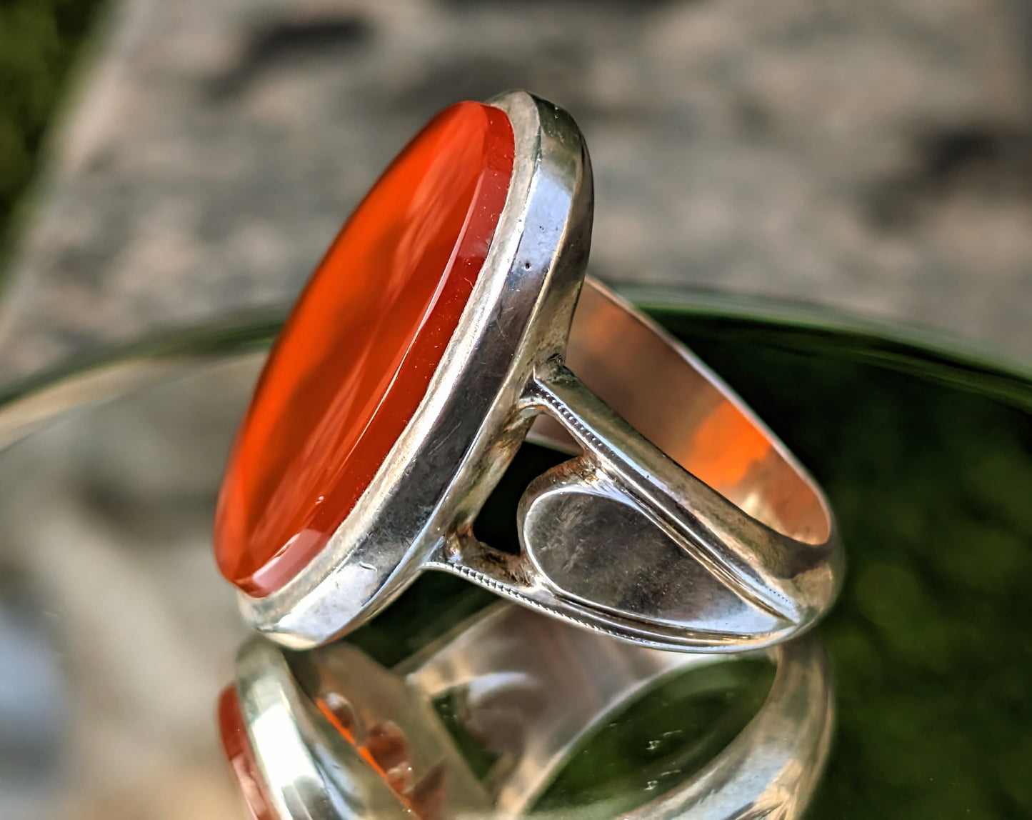 Mens Aqeeq ring 925 Sterling Silver - Heavenly Gems
