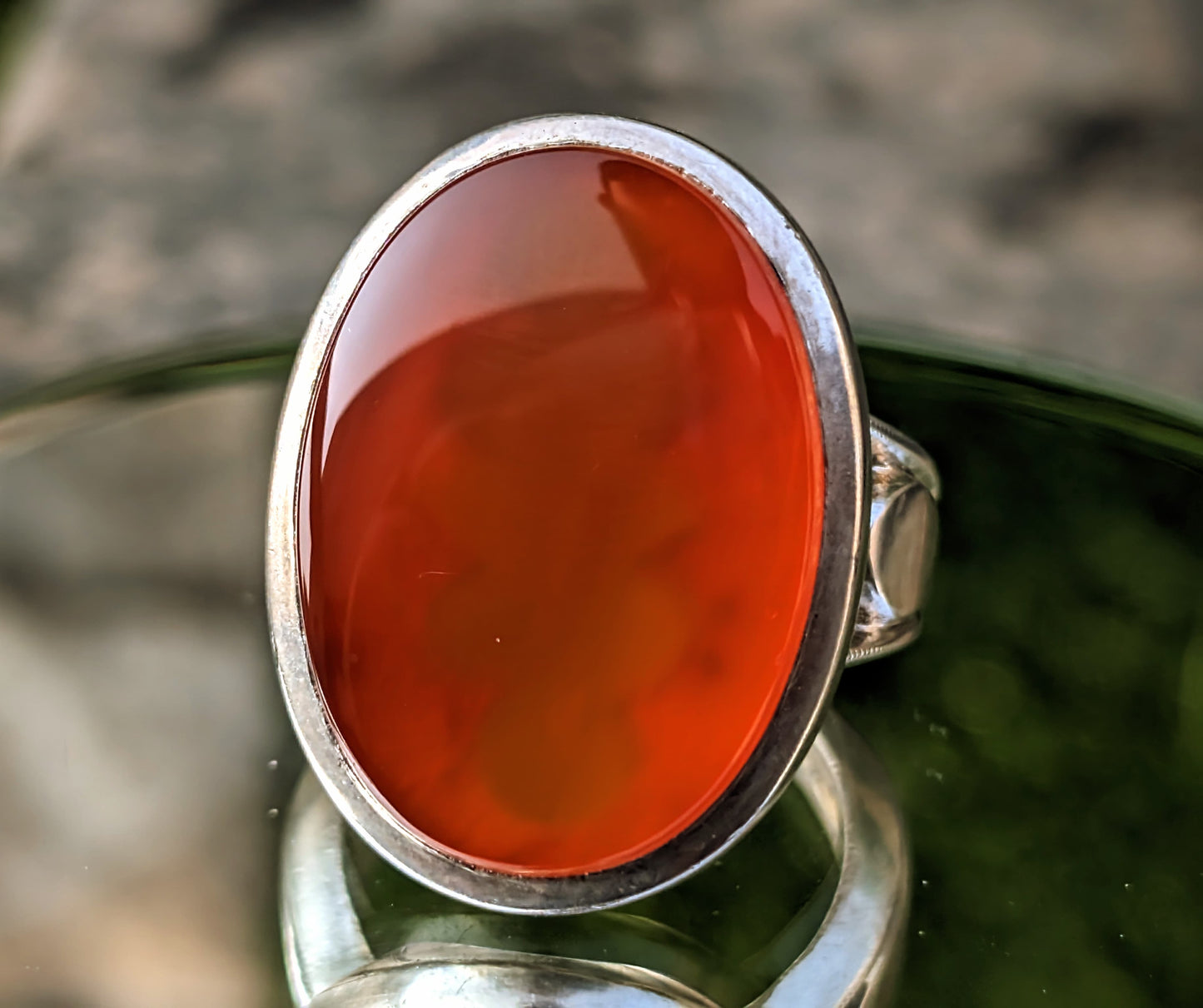 Mens Aqeeq ring 925 Sterling Silver - Heavenly Gems