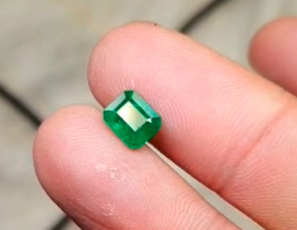 Natural emerald with Natural ruby in specific requirements.