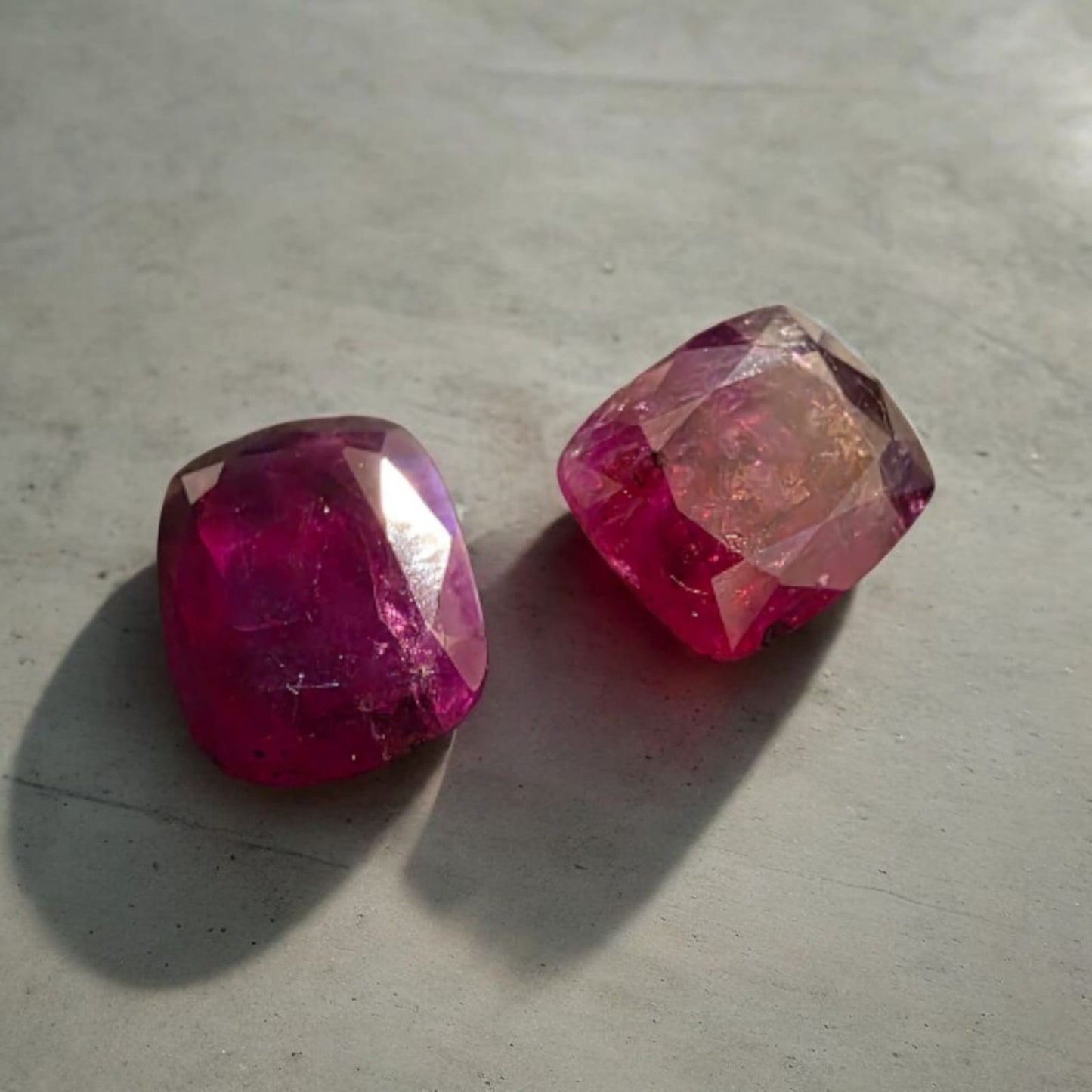 Natural emerald and two rubies with one mystery gift part 1