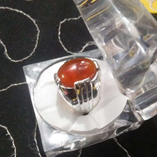 Original Orange Aqeeq Brown Haqeeq Akik Agate Surkh Aqeeq Lal Aqeeq Sulemani - Heavenly Gems