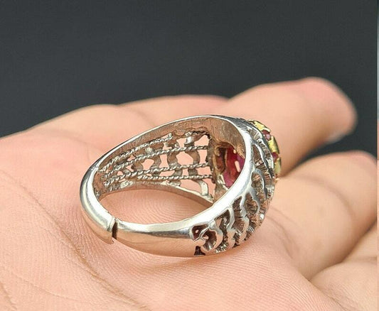 Palladium Ring Palladium Jewelry gift engagement gifts handmade ruby gold ring - Heavenly Gems