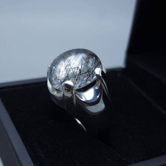 Natural Dur Al Najaf Stone Ring White Moon Stone Ring Shia Rings Najaf Stone - Heavenly Gems