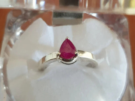Natural Ruby Ring Mens Ruby Ring 925 Sterling Silver Handmade Ring For Men women - Heavenly Gems