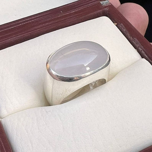 Natural Dur Al Najaf Stone Ring Dur e Najaf Ring Najaf Stone White Dur E Najaf - Heavenly Gems
