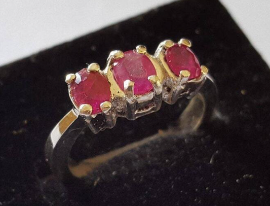 Pigeon Blood Ruby Band Women Ruby Ring Yaqoot band For Women Ladies Ruby Band - Heavenly Gems