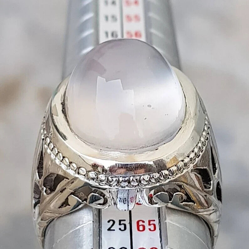 Natural Dur Al Najaf Stone Ring Dur e Najaf Ring Shia Rings Najaf Stone White - Heavenly Gems