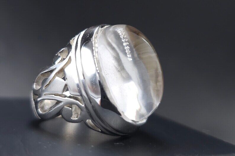 Dur e Najaf Ring - Natural Dur e Najaf Stone in 925 Sterling Silver - Heavenly Gems