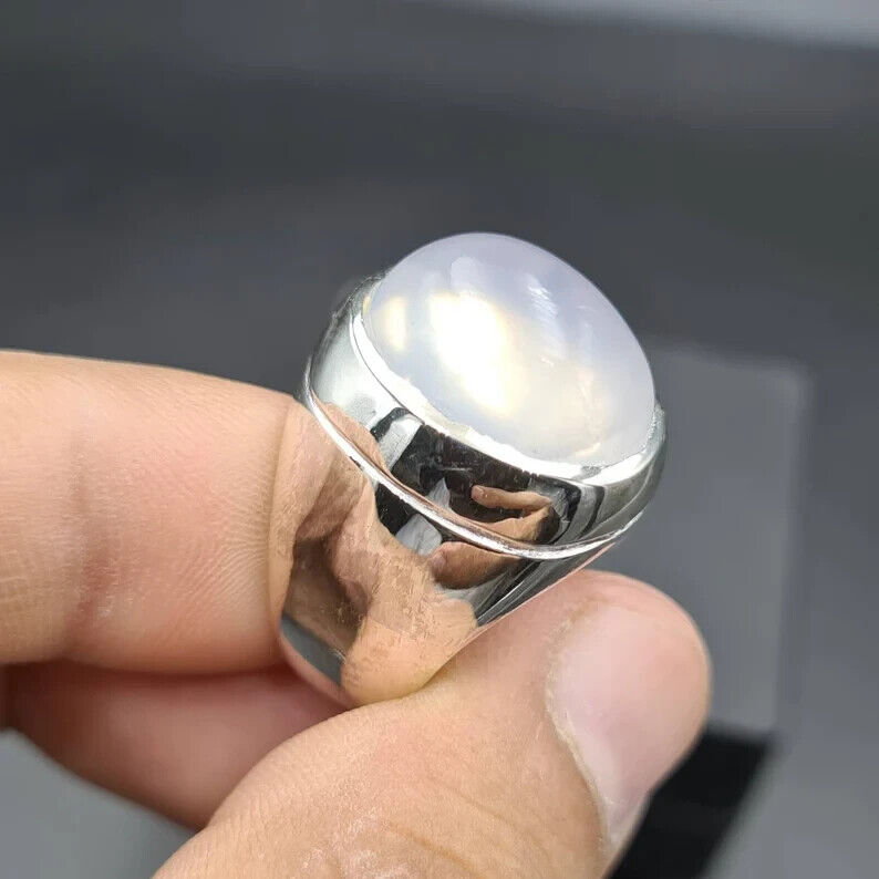 Quartz Ring Dur e Najaf Jewelry Mens Real Quartz Stone Najafi stone mens gifts - Heavenly Gems