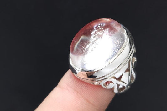 Dur e Najaf Ring - Natural Dur e Najaf Stone in 925 Sterling Silver - Heavenly Gems