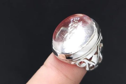 Dur e Najaf Ring - Natural Dur e Najaf Stone in 925 Sterling Silver - Heavenly Gems