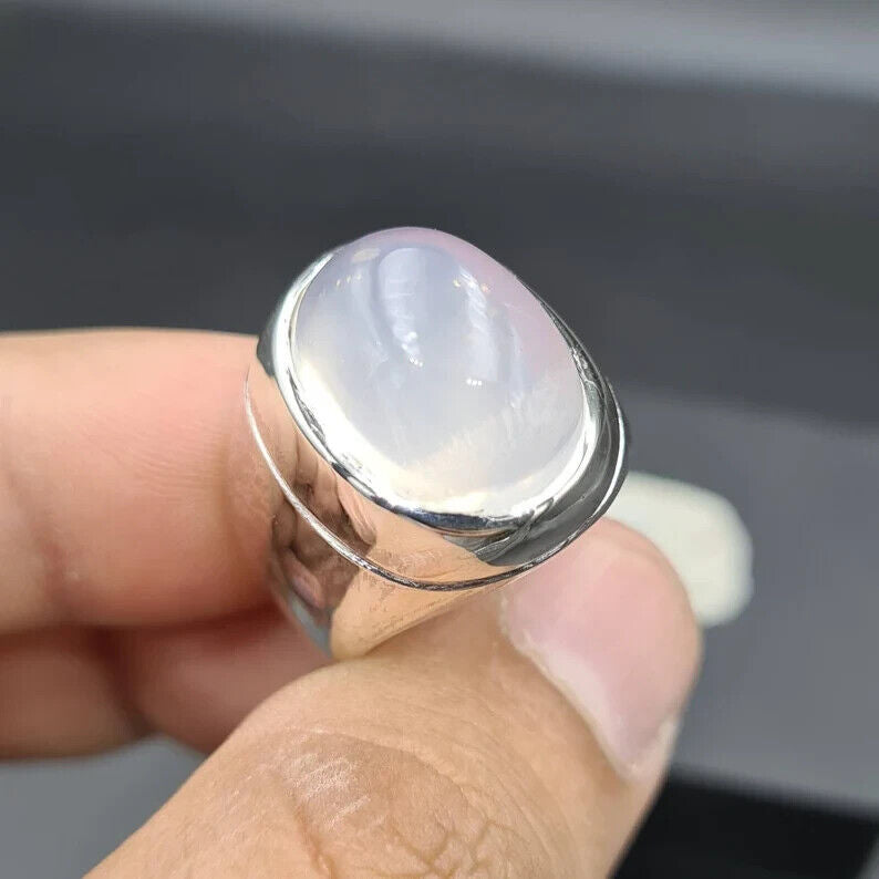Quartz Ring Dur e Najaf Jewelry Mens Real Quartz Stone Najafi stone mens gifts - Heavenly Gems