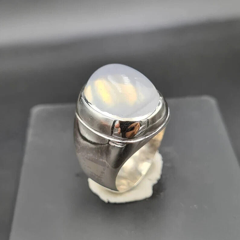 Quartz Ring Dur e Najaf Jewelry Mens Real Quartz Stone Najafi stone mens gifts - Heavenly Gems