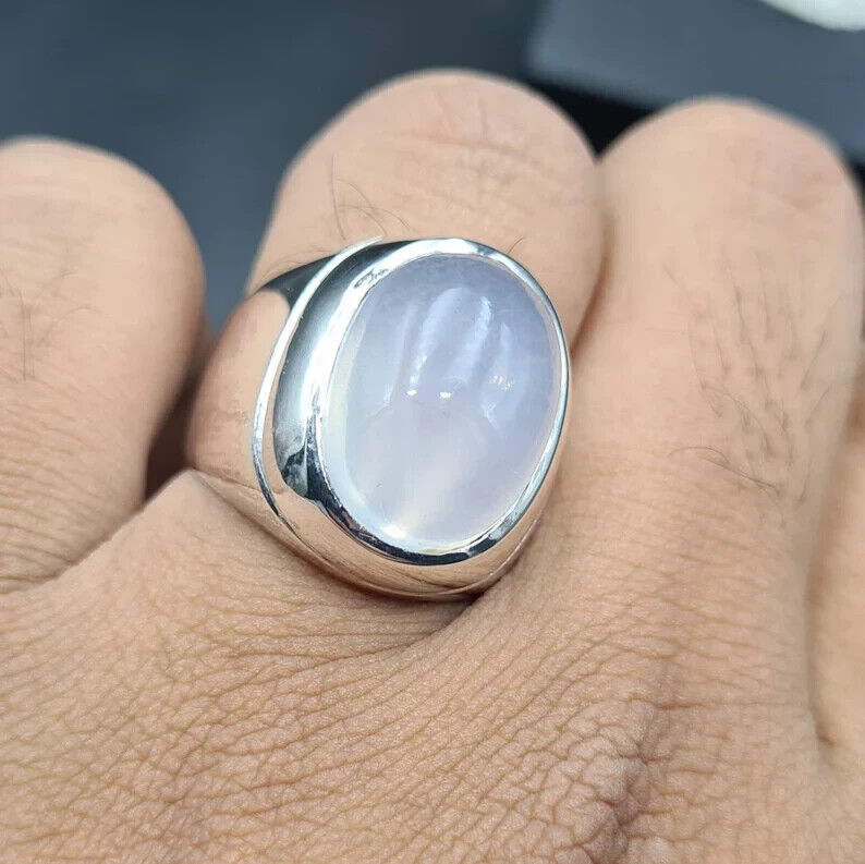 Quartz Ring Dur e Najaf Jewelry Mens Real Quartz Stone Najafi stone mens gifts - Heavenly Gems