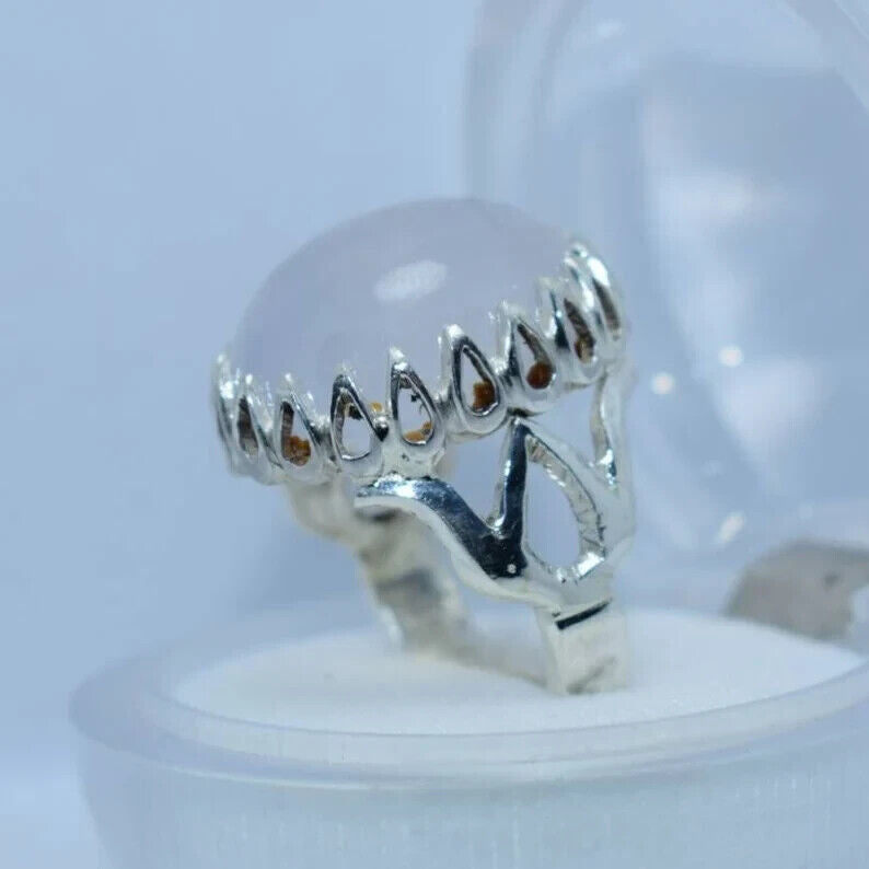 Natural Dur Al Najaf Stone Ring Dur e Najaf Ring Shia Rings Najaf Stone White - Heavenly Gems