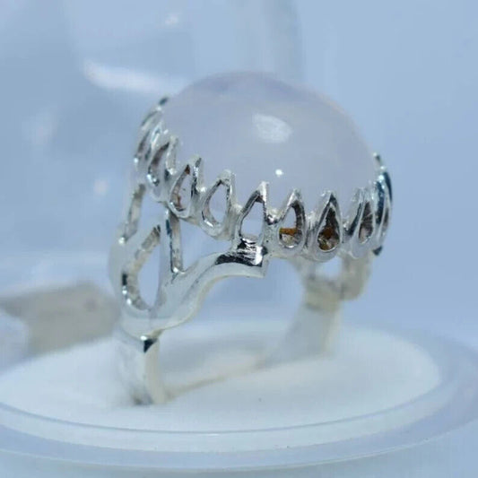 Natural Dur Al Najaf Stone Ring Dur e Najaf Ring Shia Rings Najaf Stone White - Heavenly Gems