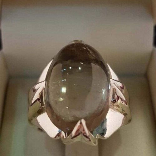 Quartz Ring Natural Najaf Stone Najafi Dur Najaf Ring Handmade Jewelry Men ring - Heavenly Gems