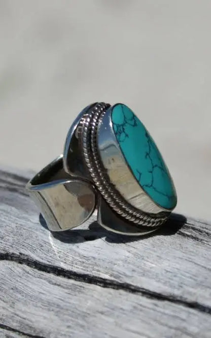 Custom Men’s Sapphire Ring, Natural Sapphire Ring for Men, Sapphire Sterling Silver Heavenly Gems