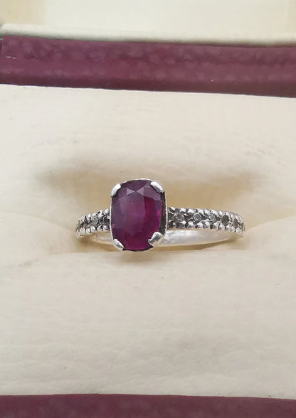 Womens Ruby ring - Heavenly Gems
