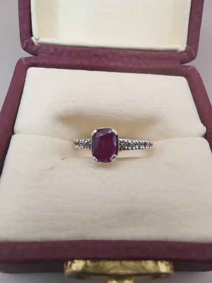 Womens Ruby ring - Heavenly Gems