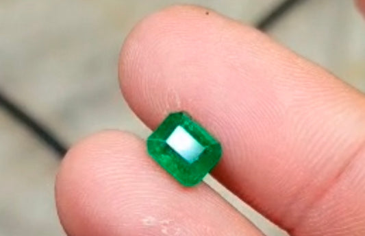 Natural emerald with Natural ruby in specific requirements.