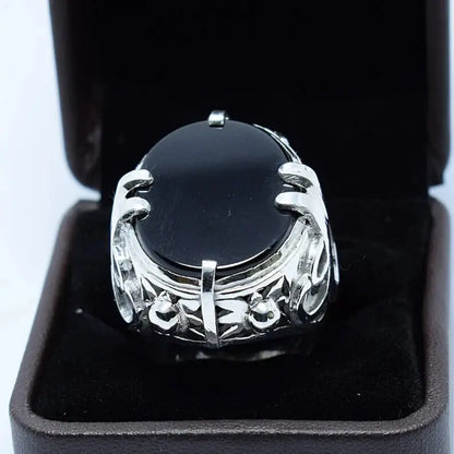 Nigel's Ring Design from the movie Devil Wears Prada Carnelian Aqeeq Ring Agate - Heavenly Gems