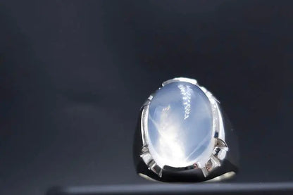 Mens Dur e Najaf Ring Moonstone Ring 925 Sterling Silver Bague Dur e Najaf Bague - Heavenly Gems