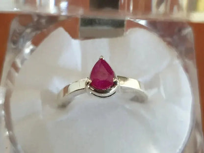 Natural Ruby Ring Mens Ruby Ring 925 Sterling Silver Handmade Ring For Men women - Heavenly Gems