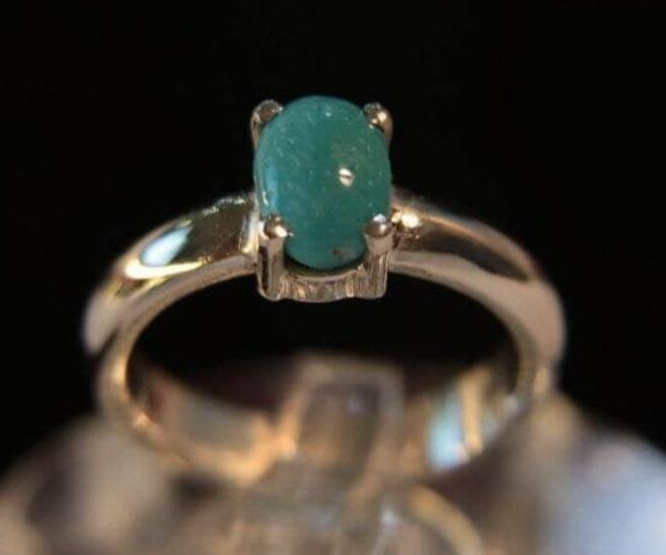 Natural Feroza Ring Feroza Band old Turquoise Rings Womens Jewellery Silver ring - Heavenly Gems