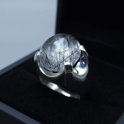 Natural Dur Al Najaf Stone Ring White Moon Stone Ring Shia Rings Najaf Stone - Heavenly Gems
