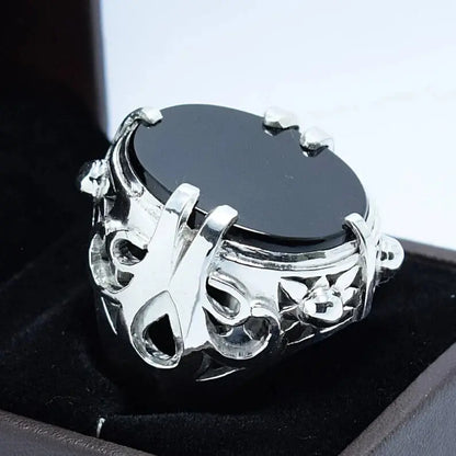 Nigel's Ring Design from the movie Devil Wears Prada Carnelian Aqeeq Ring Agate - Heavenly Gems