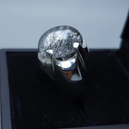 Natural Dur Al Najaf Stone Ring White Moon Stone Ring Shia Rings Najaf Stone - Heavenly Gems