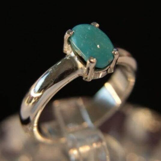 Natural Feroza Ring Feroza Band old Turquoise Rings Womens Jewellery Silver ring - Heavenly Gems