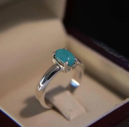 Natural Feroza Ring Feroza Band old Turquoise Rings Womens Jewellery Silver ring - Heavenly Gems